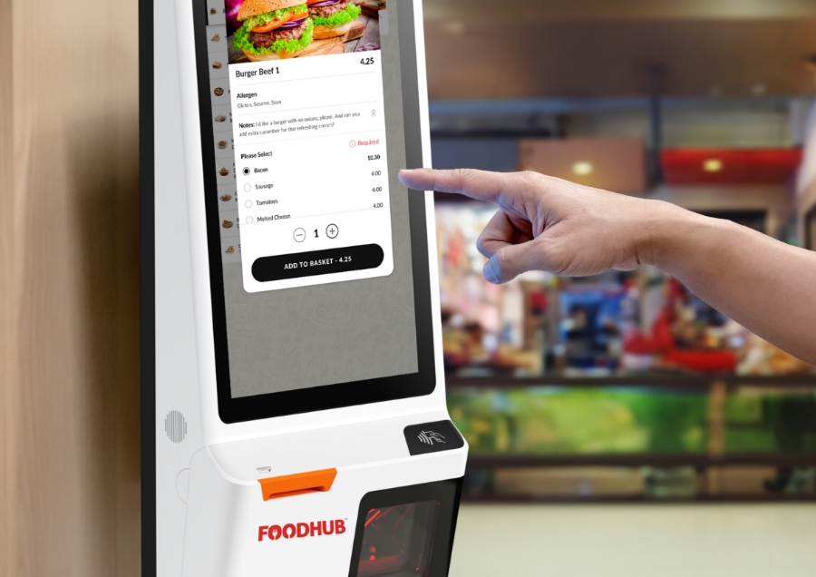 Self-service digital kiosk for a quicker ordering experience