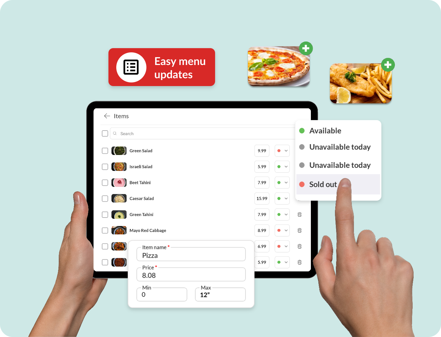 Menu management
